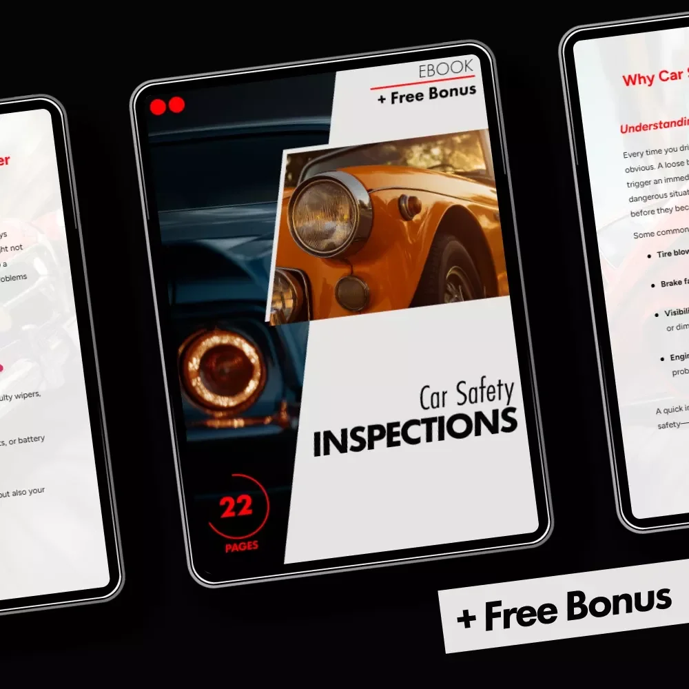 Car Safety Inspections eBook: Ultimate Guide for DIY Checklists, Tools, and Tips