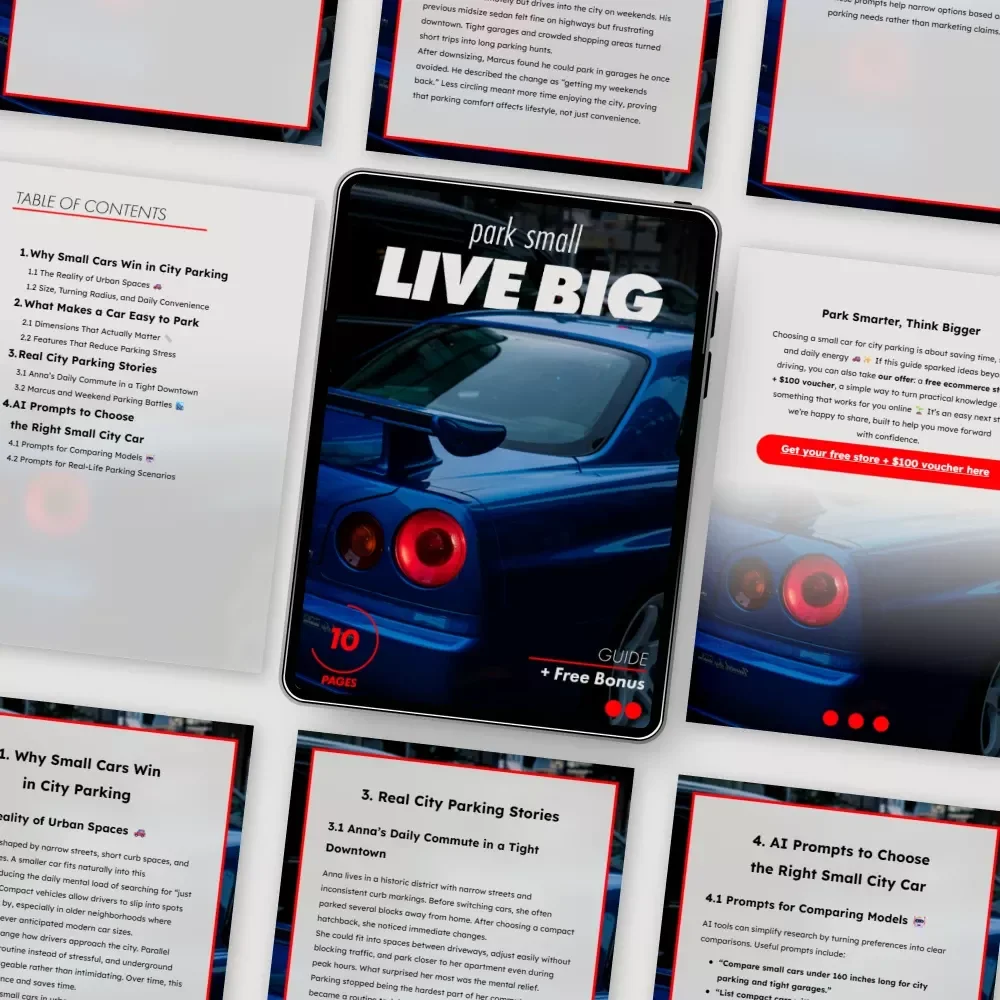 Park Small, Live Big | Smart City Parking Guide for Finding the Best Car for City Parking Small Size