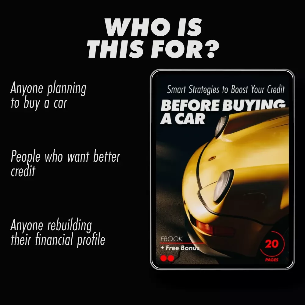 Smart Strategies to Boost Your Credit Before Buying a Car - eBook Guide for Improving Your Credit Score