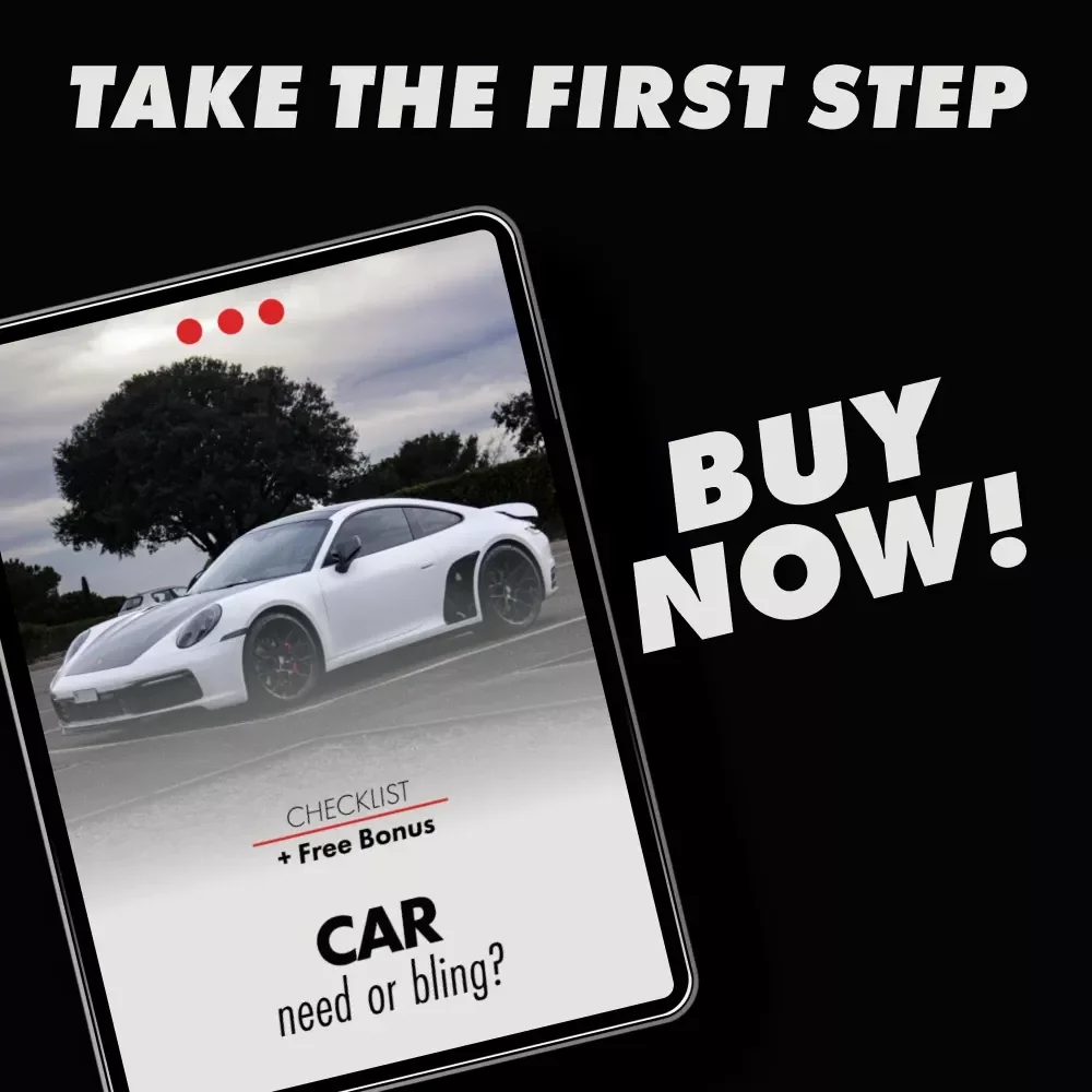 Car: Need or Bling? Practical Checklist to Decide If a Car Is a Necessity or a Luxury | Smart Money & Lifestyle Digital Download