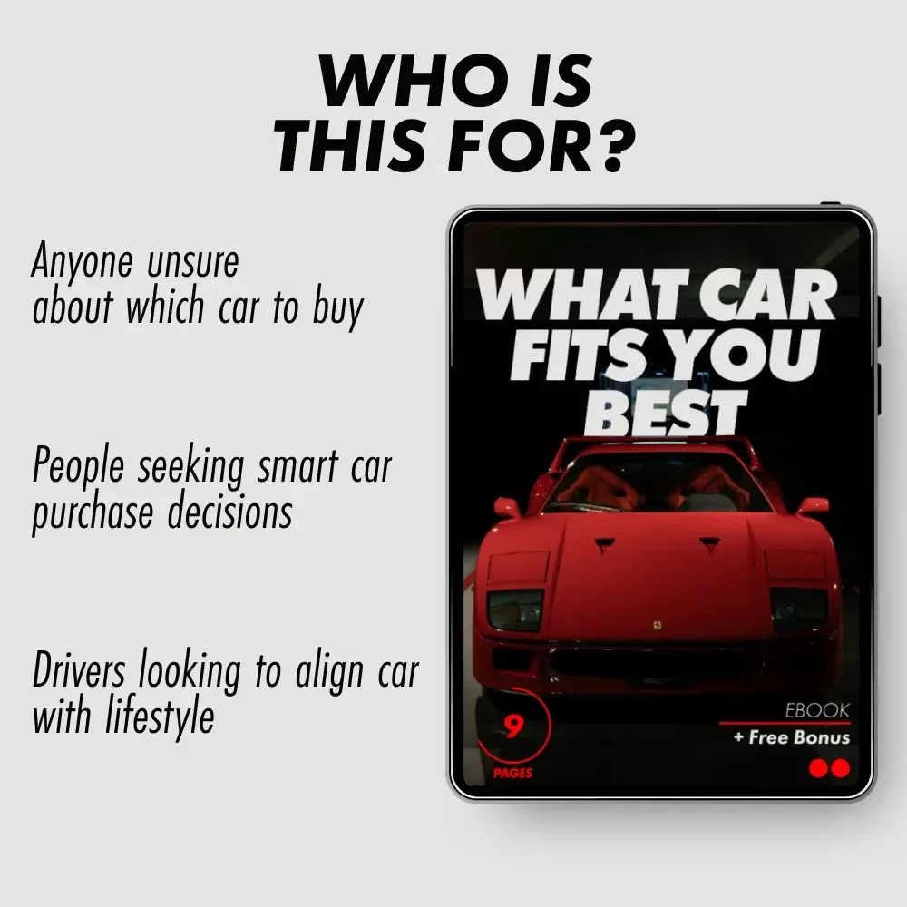 What Car Fits You Best - The Ultimate eBook Guide & Quiz to Help You Choose Your Ideal Car