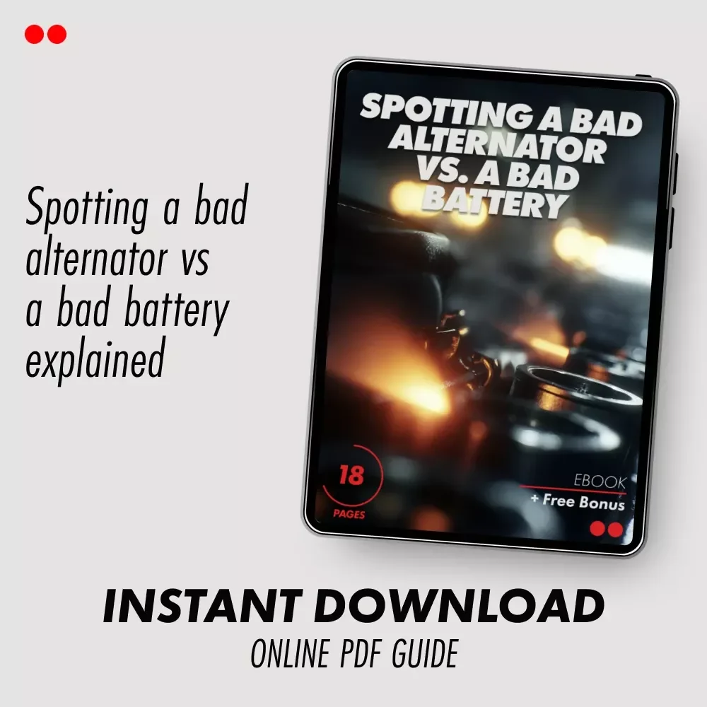 Spotting a Bad Alternator vs. a Bad Battery – Practical Car Troubleshooting eBook | Signs of a Bad Alternator vs a Bad Battery Explained