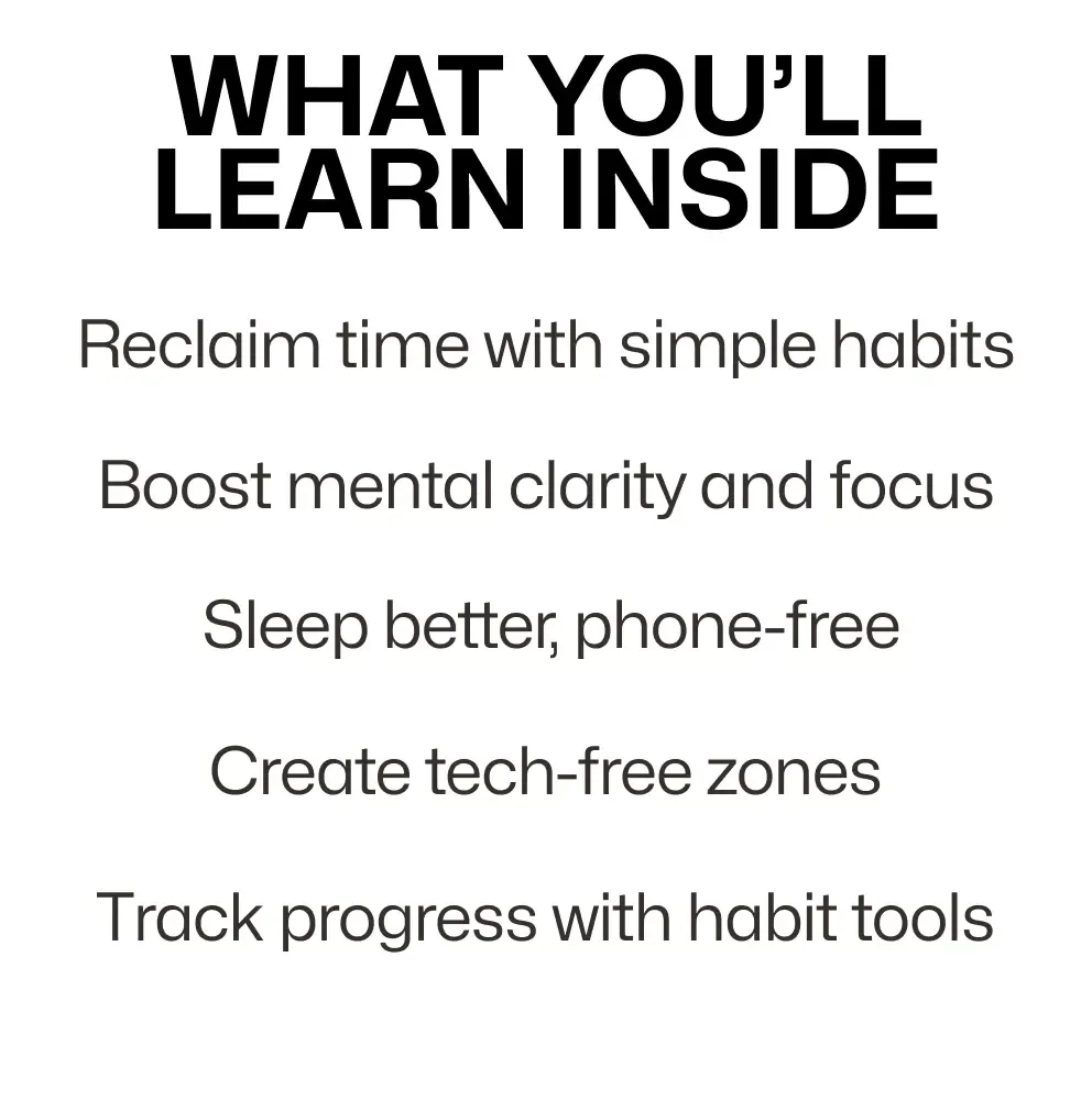 Tiny Habits That Shrink Your Phone Time: Digital Detox eBook for Cutting Screen Time & Building Healthy Tech Habits