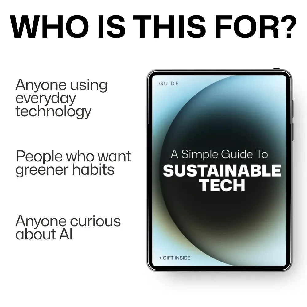 A Simple Guide to Sustainable Tech | Digital Guide for Sustainable Tech Use Explained Simply | Everyday Eco-Friendly Technology Habits