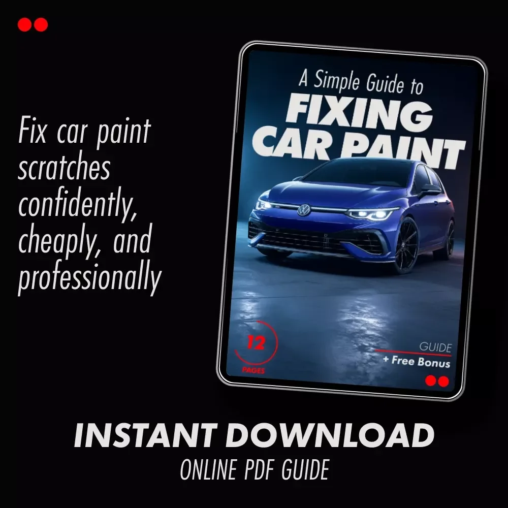 A Simple Guide to Fixing Car Paint – Digital Repair Guide for Beginners | Learn how to fix a small scratch or chip in car paint at Home
