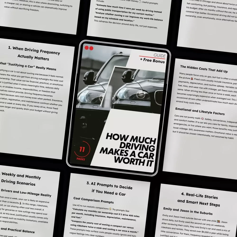 How Much Driving Makes a Car Worth It – Practical Guide to Decide How Often Do I Need to Drive to Justify a Car