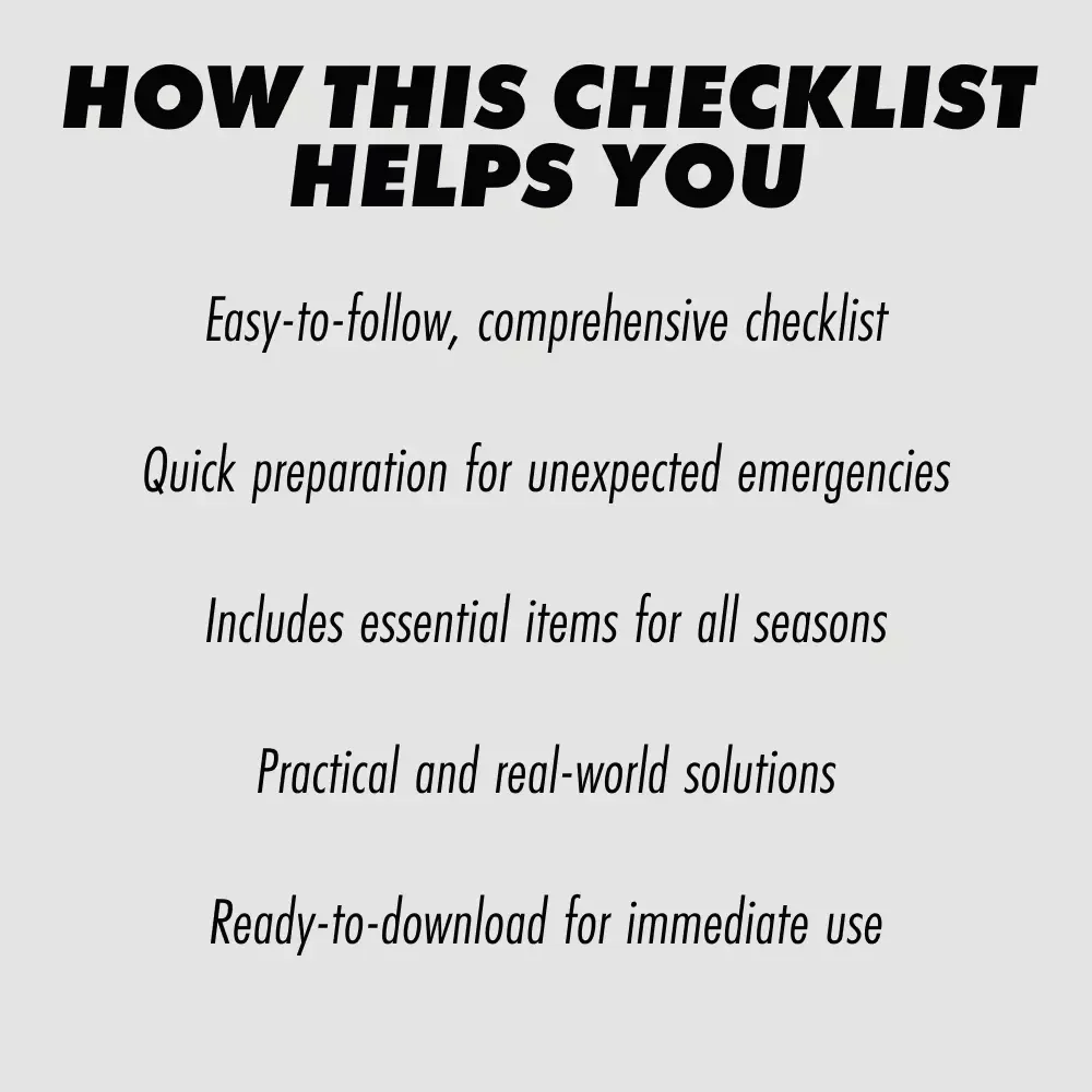 Your Trunk’s Insurance Policy: The Ultimate Checklist for Your Car Emergency Kit