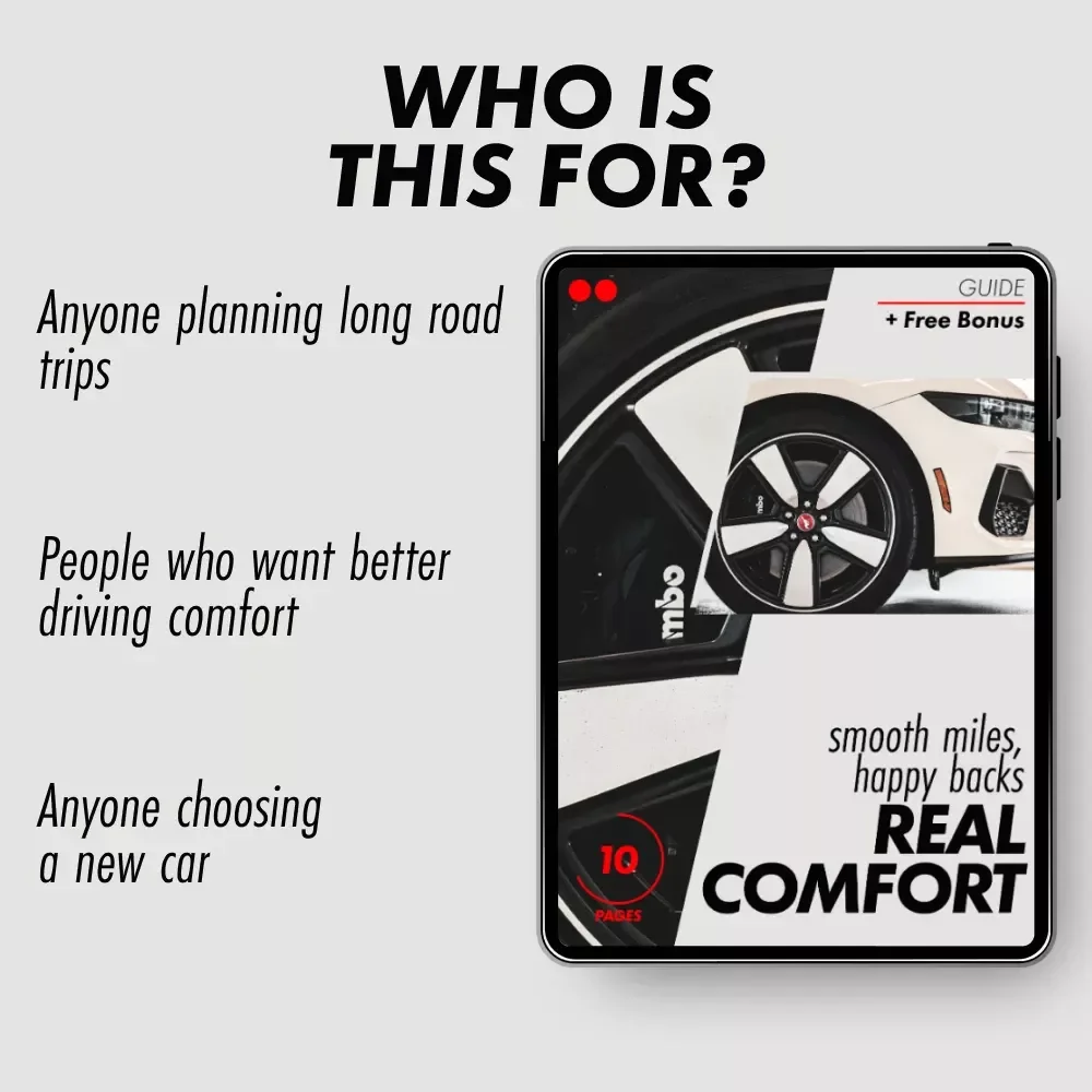 Smooth Miles, Happy Backs, Real Comfort – The Ultimate Guide to Finding the Most Comfortable Car for Long Drives | Digital Download