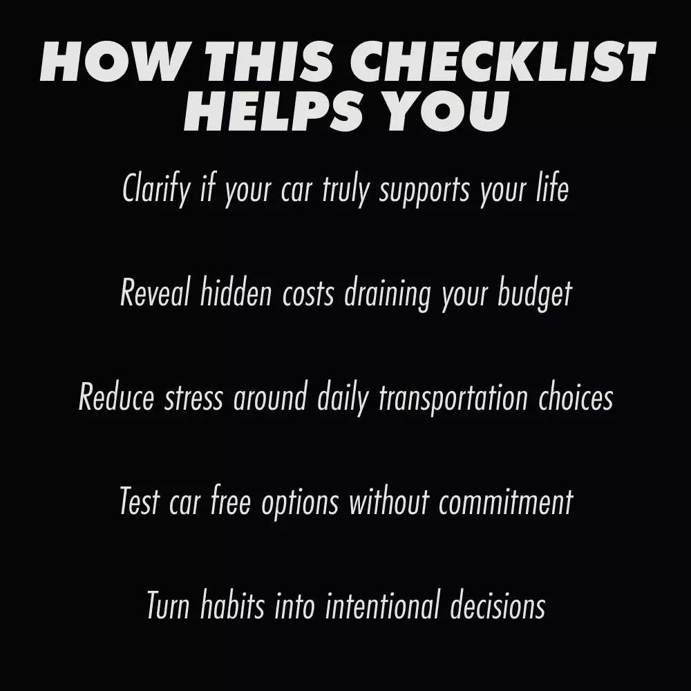 Car: Need or Bling? Practical Checklist to Decide If a Car Is a Necessity or a Luxury | Smart Money & Lifestyle Digital Download