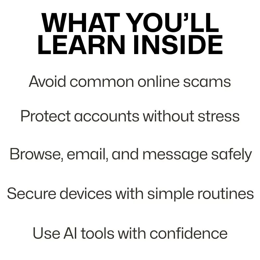Tech Safety Basics Everyone Should Know | Digital Security Guide for Beginners, Online Safety eBook, Cyber Awareness Checklist, Personal & Family Tech Protection Download