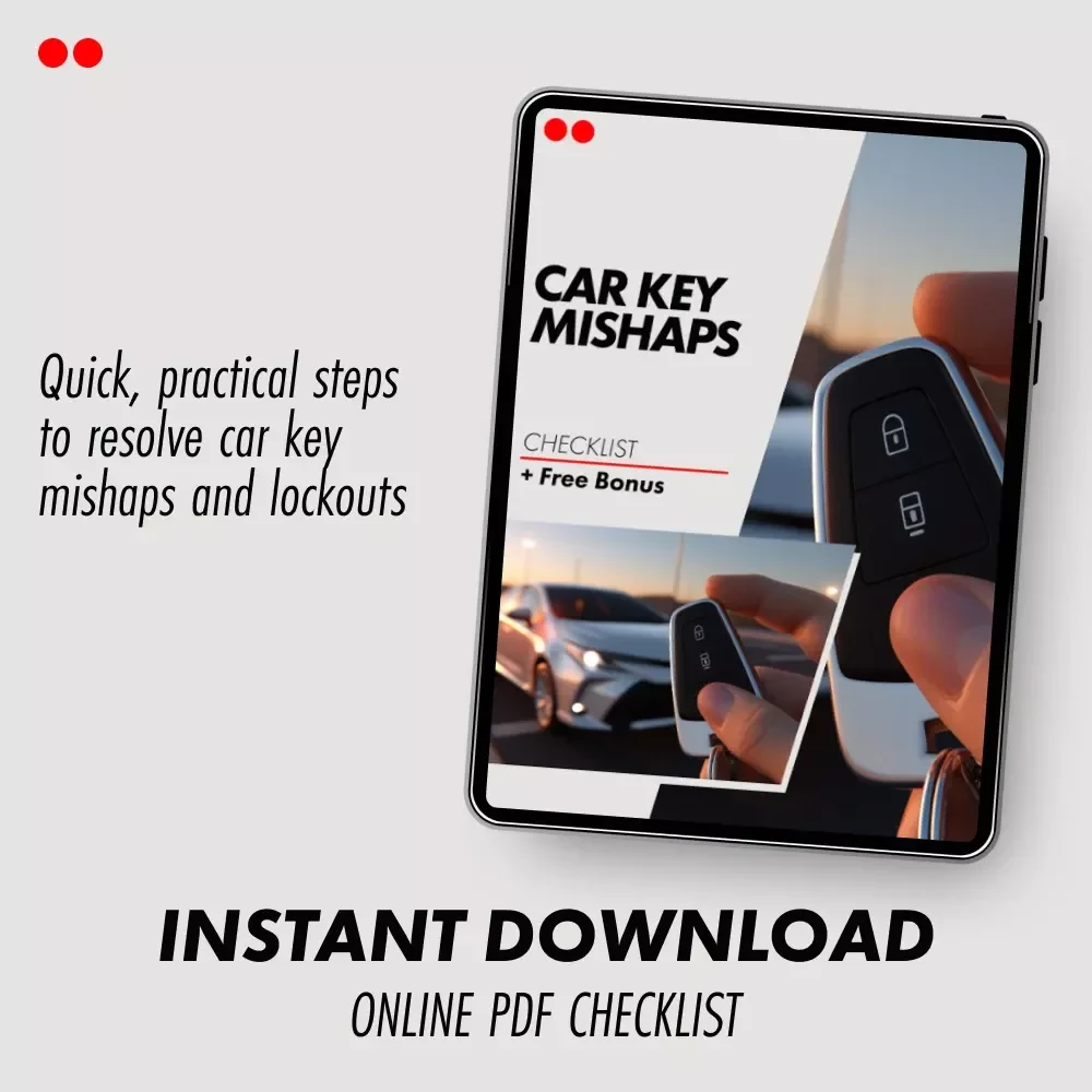 Checklist for Car Key Mishaps: What to Do if You Lock Your Keys in the Car