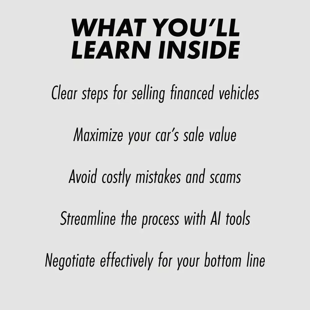 Selling a Car You Still Owe On: A Step-by-Step Guide to Successfully Selling a Financed Car