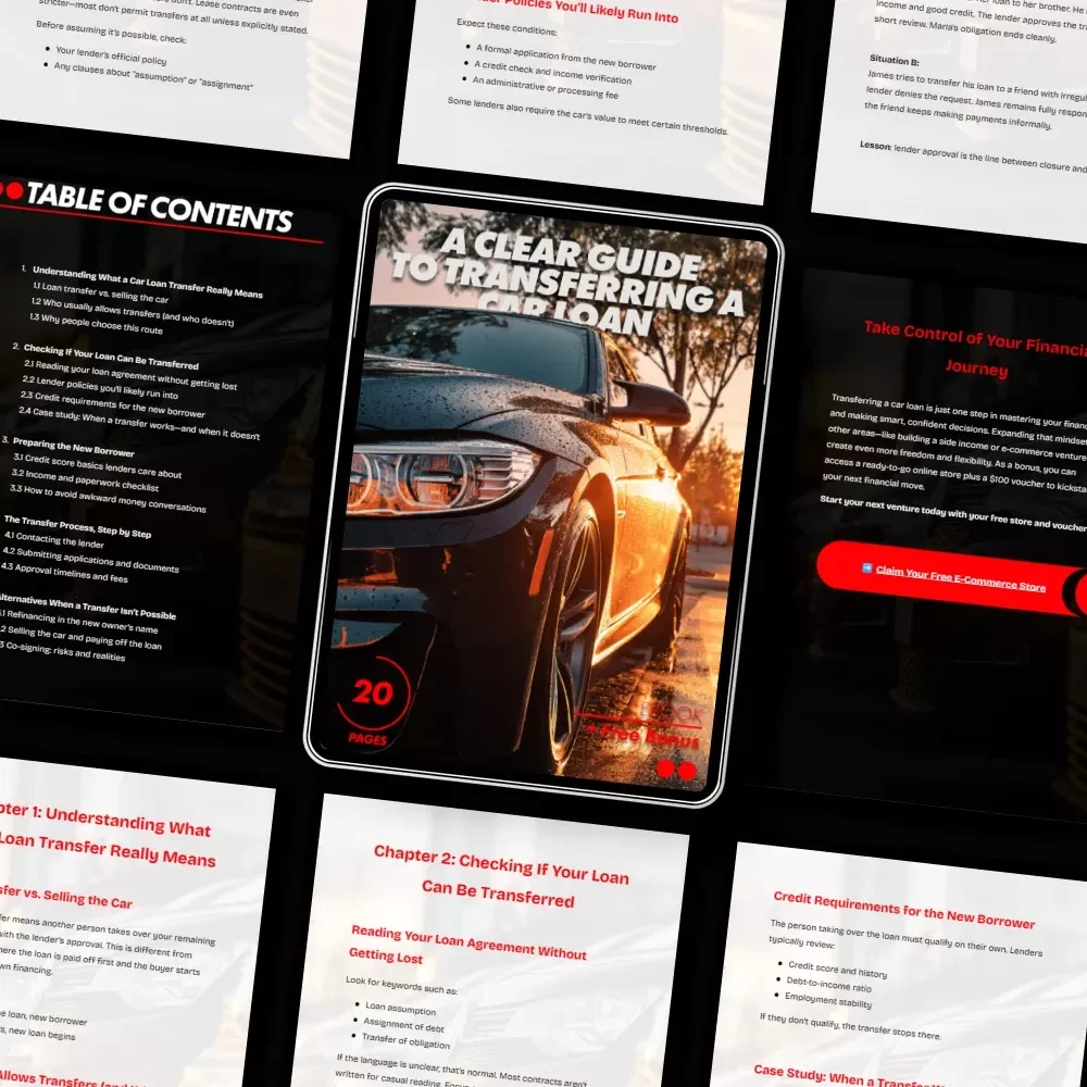 A Clear Guide to Transferring a Car Loan: Step-by-Step eBook on How to Transfer a Car Loan to Another Person