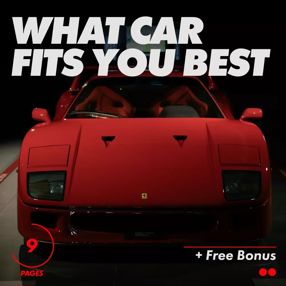 What Car Fits You Best - The Ultimate eBook Guide & Quiz to Help You Choose Your Ideal Car