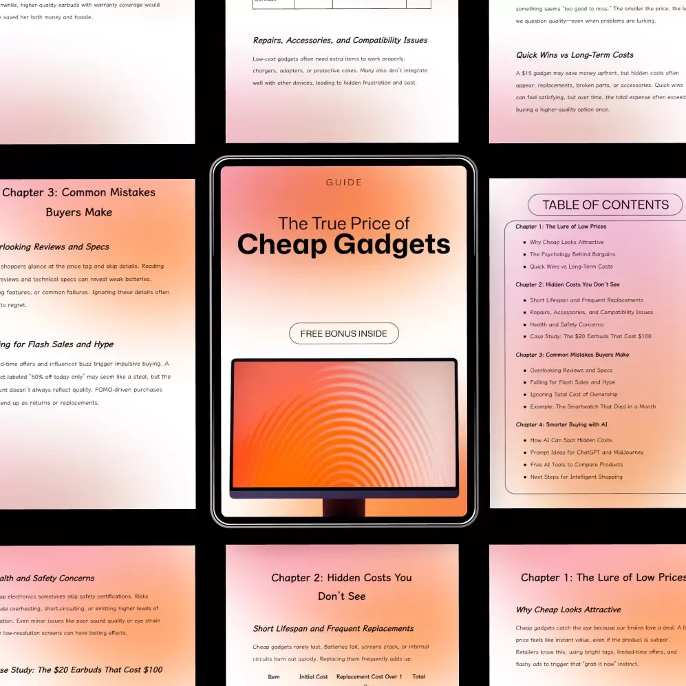 The True Price of Cheap Gadgets: A Smart Shopper's Guide to Avoid Hidden Costs