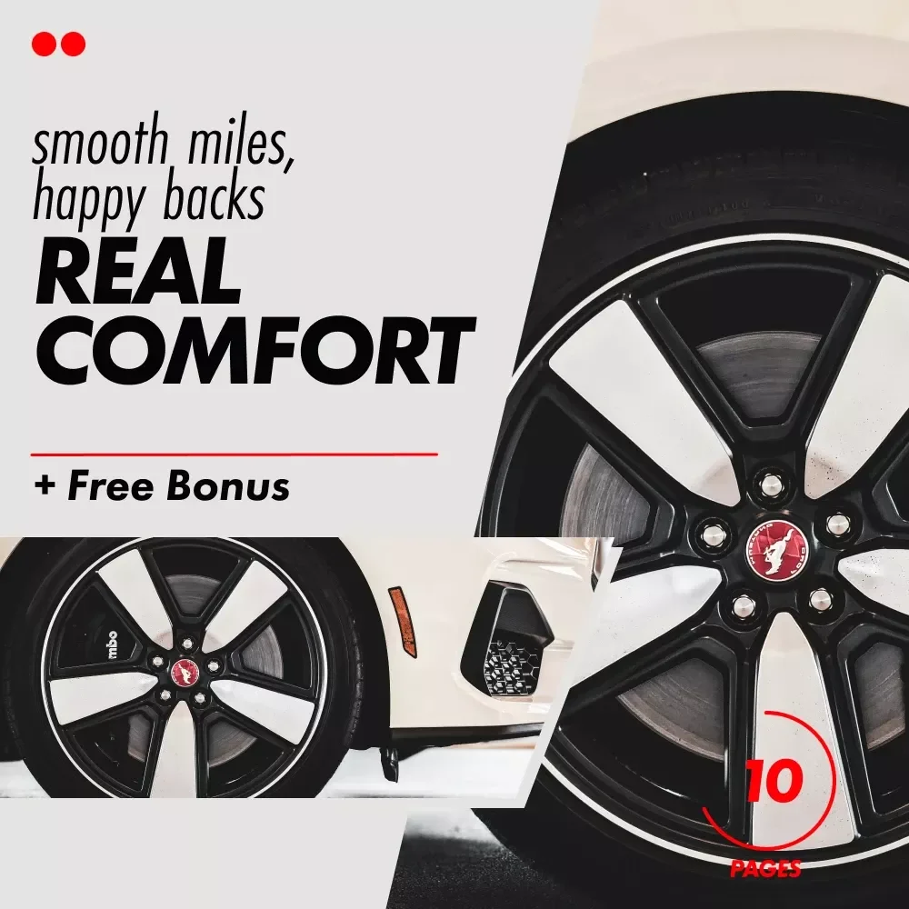 Smooth Miles, Happy Backs, Real Comfort – The Ultimate Guide to Finding the Most Comfortable Car for Long Drives | Digital Download