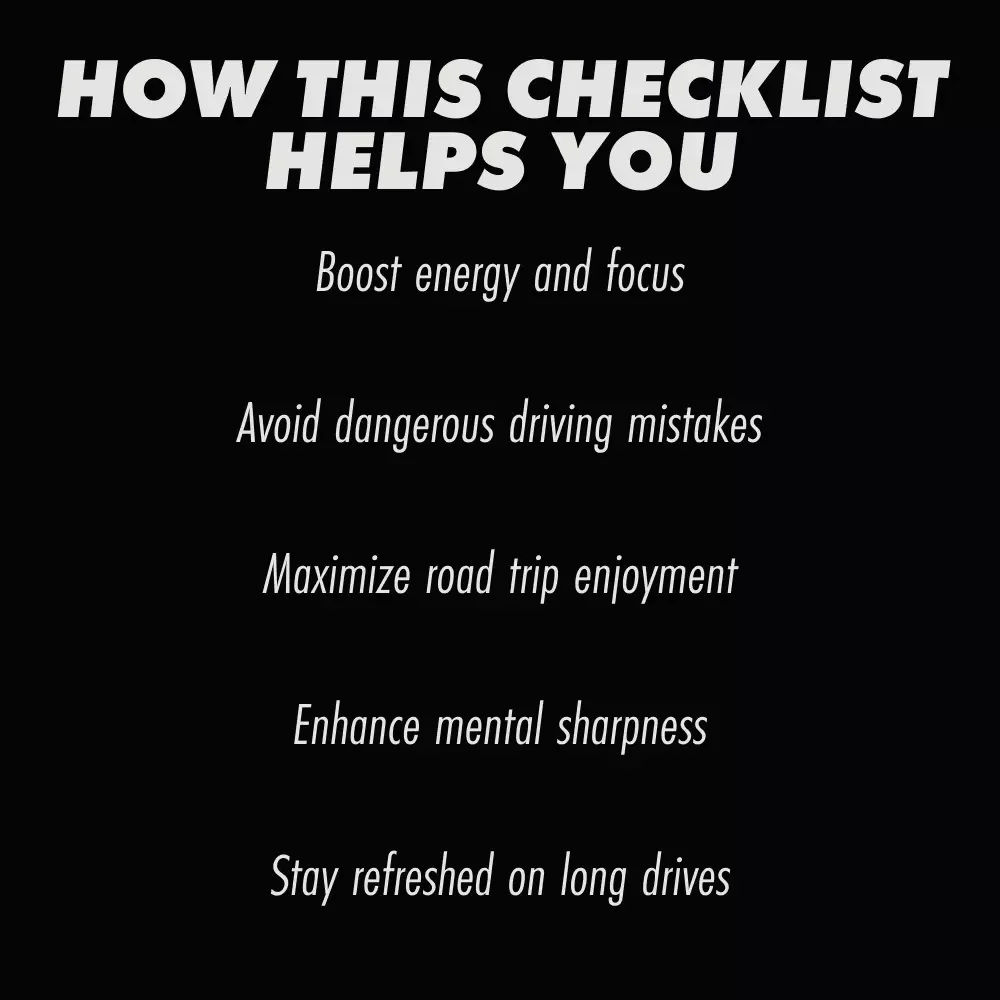 Stay Awake, Drive Safe: The Ultimate Checklist for How to Stay Awake on a Long Drive