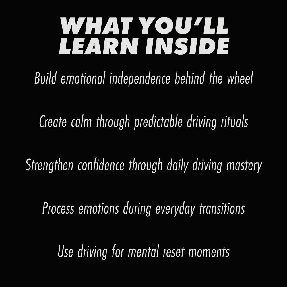 The Quiet Power of the Driver’s Seat – Ebook on Emotional Independence, Confidence, and the Emotional Benefits of Driving Your Own Car