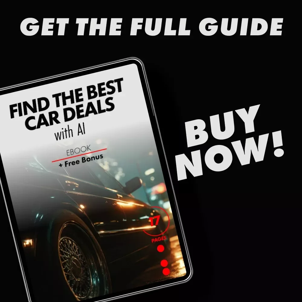 Find the Best Car Deals with AI: The Ultimate eBook for Smart Car Buyers