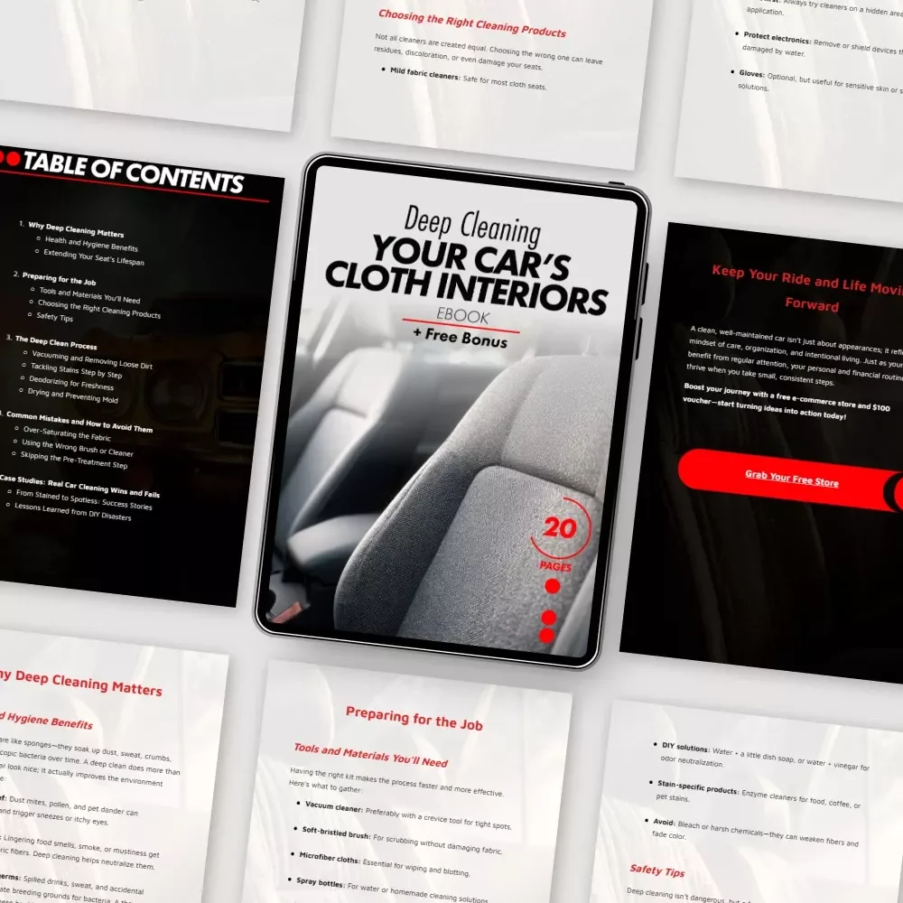 Deep Cleaning Your Car’s Cloth Interiors: The Ultimate Guide to Restoring Your Seats