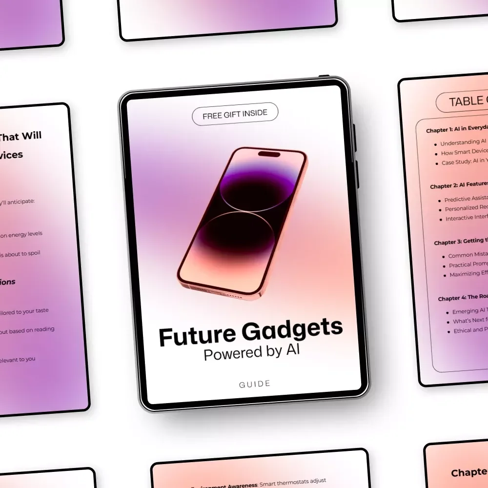 Future Gadgets Powered by AI | Smart Devices Guide, AI Gadgets eBook, Digital Download on Future Tech & Everyday AI