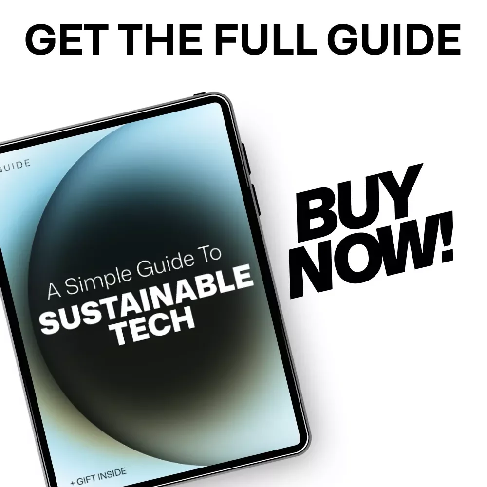 A Simple Guide to Sustainable Tech | Digital Guide for Sustainable Tech Use Explained Simply | Everyday Eco-Friendly Technology Habits