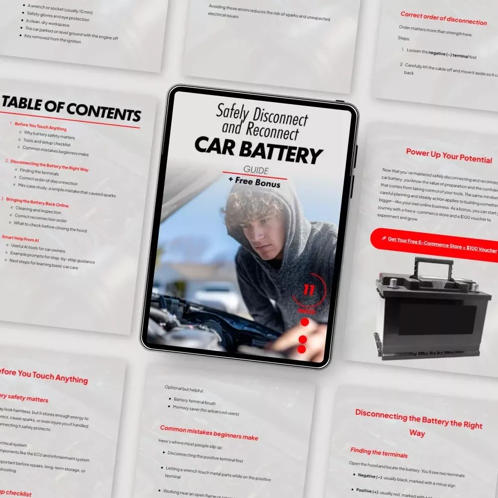 Safely Disconnect and Reconnect Car Battery Guide - Step-by-Step Instructions for Beginners