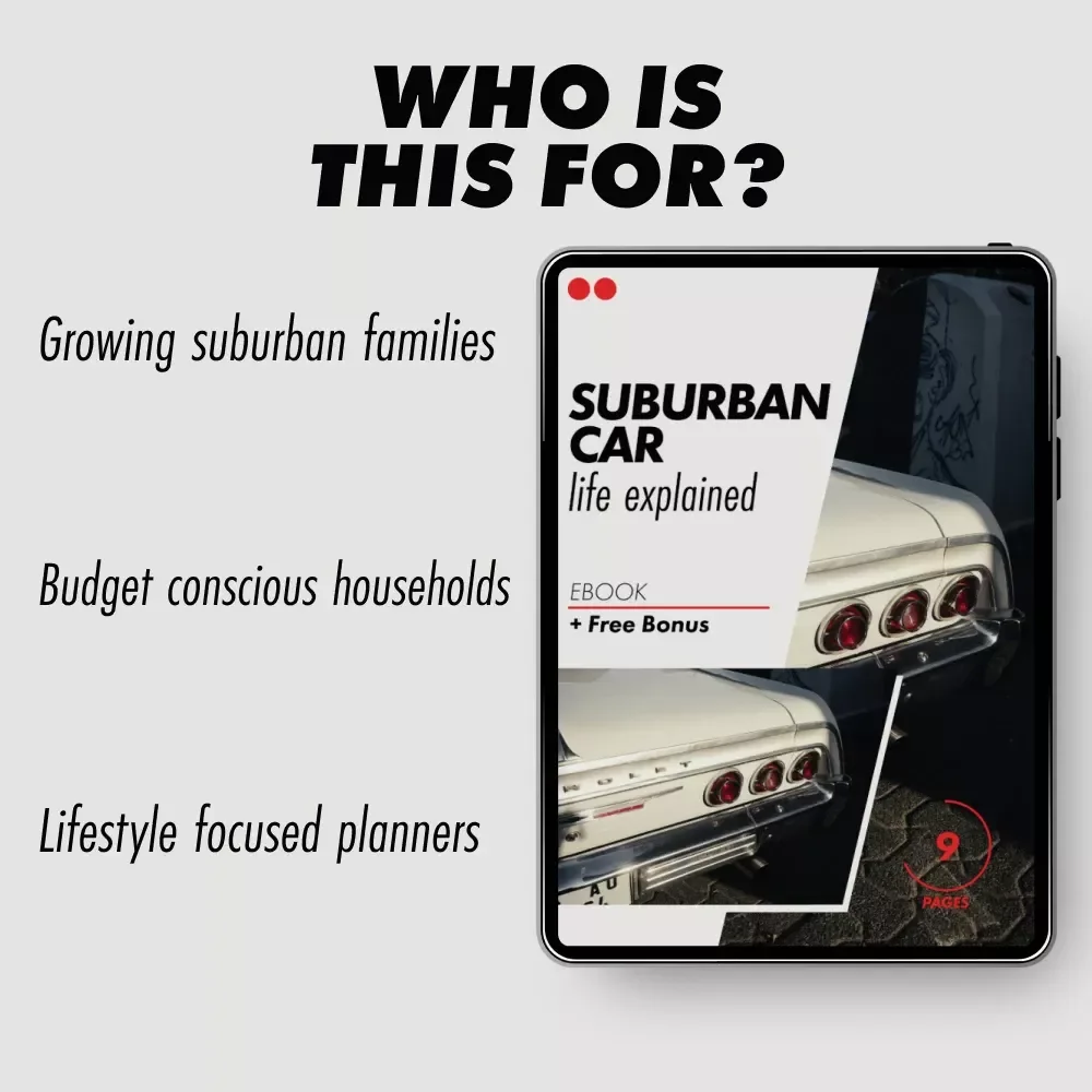 Suburban Car Life Explained – Practical eBook on the pros and cons of owning a car in the suburbs | Smart Suburban Living Guide