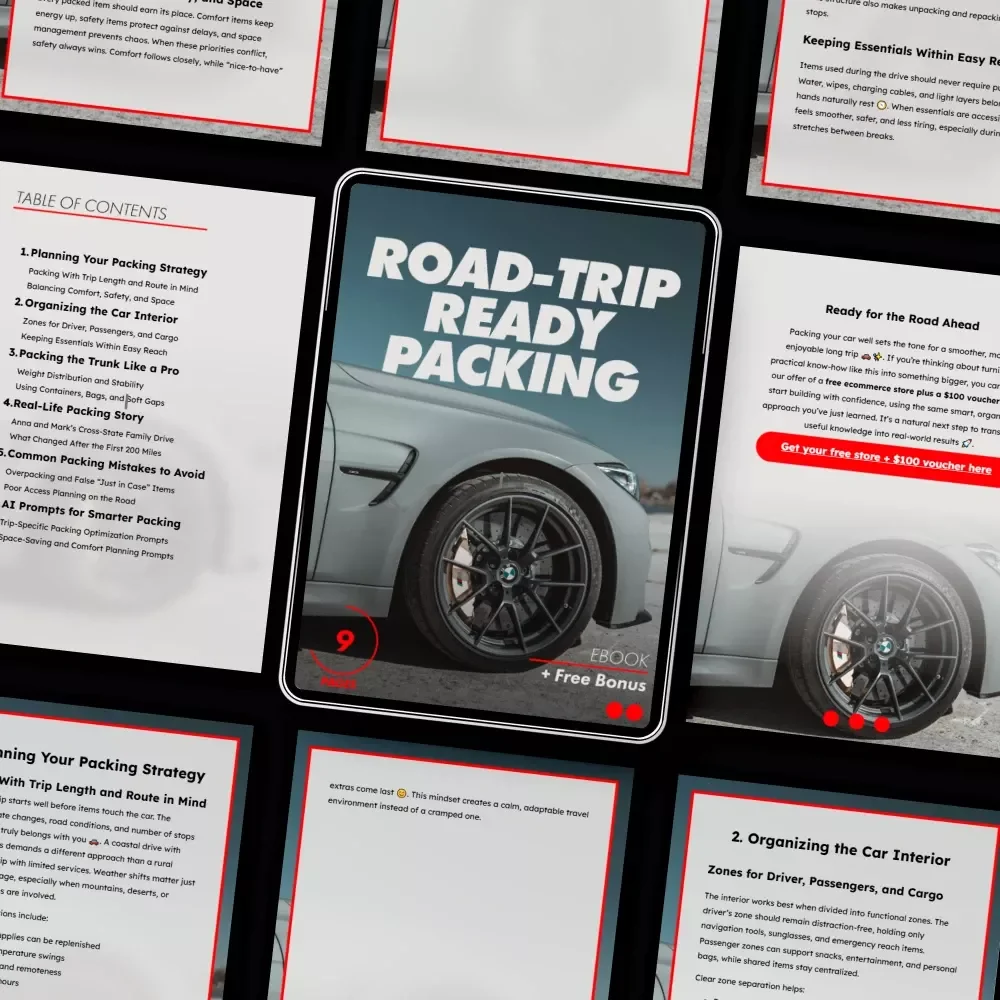 Road-Trip Ready Packing: Ultimate Guide on How to Pack Your Car for a Long Trip - eBook