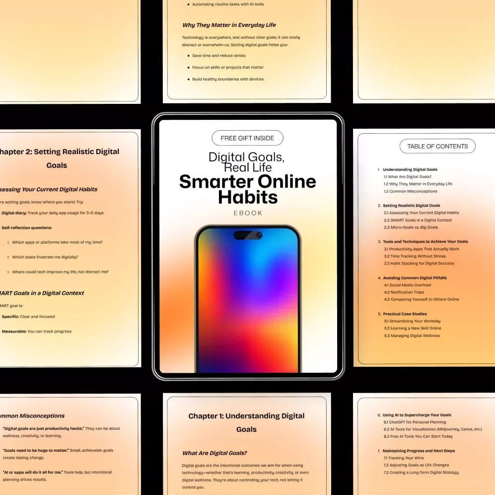 Digital Goals, Real Life: Smarter Online Habits – Achieve More with Effective Digital Strategies