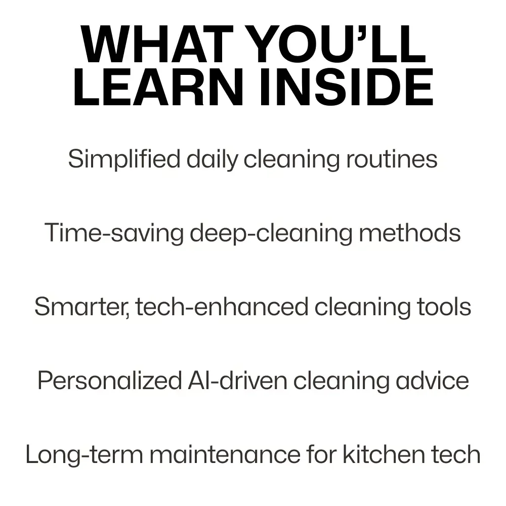 Smart Ways to Clean Kitchen Tech - Expert Cleaning Tips for Your Kitchen Gadgets