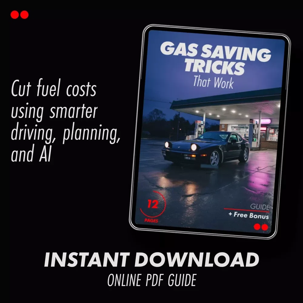 Gas Saving Tricks That Work – Practical Guide on how to save money on gas, Smart Driving Habits, Route Planning & AI Fuel Hacks (Instant Digital Download)