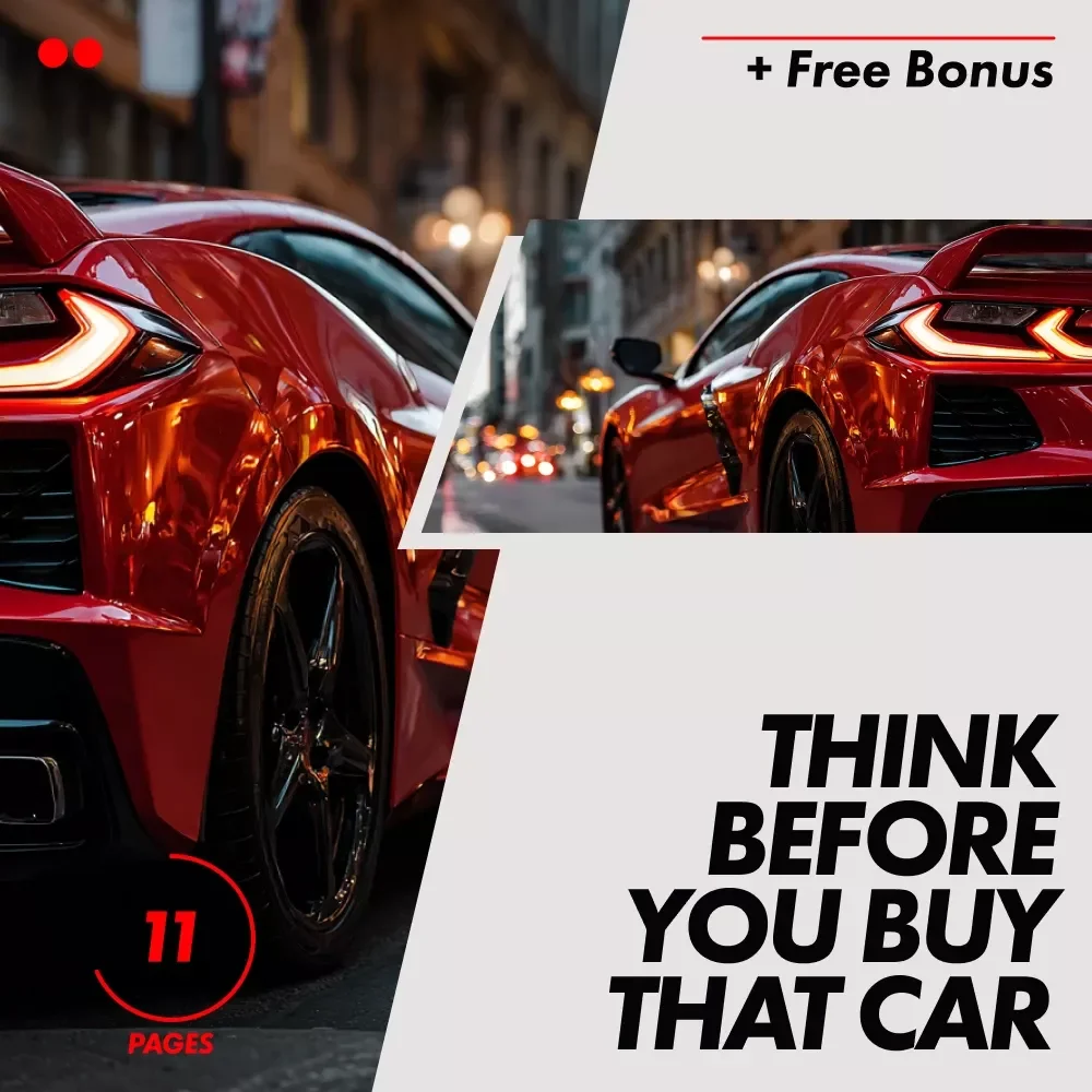 Think Before You Buy That Car – Smart Guide with questions to ask yourself before buying a car | Practical Car Buying Checklist & Decision Planner