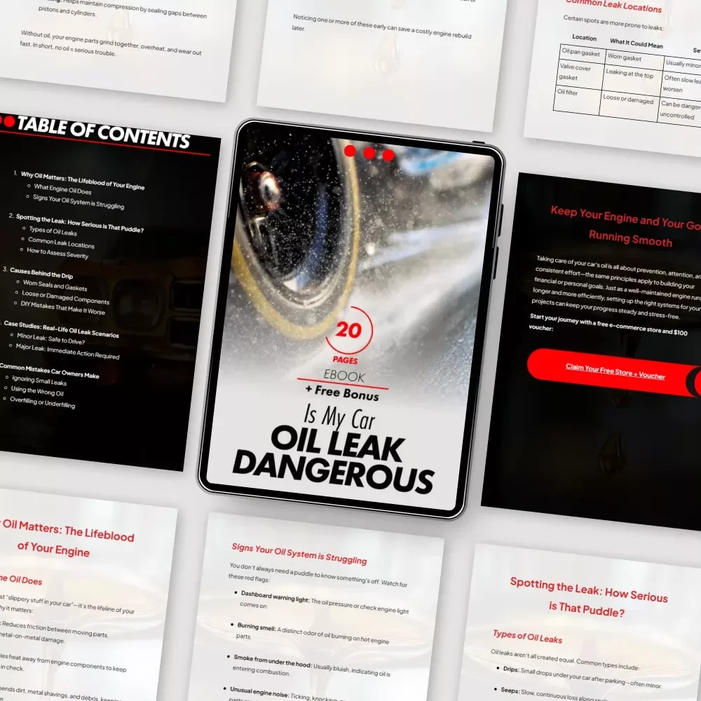 Is My Car Oil Leak Dangerous? A Comprehensive Guide to Assessing Oil Leaks & Protecting Your Engine