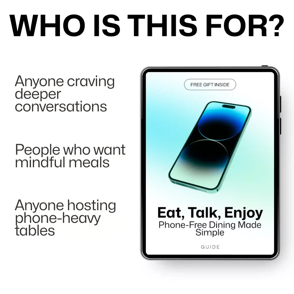 Eat, Talk, Enjoy: Phone-Free Dining Made Simple | Practical Guide to Phone Free Dining Area Rules for Homes & Restaurants