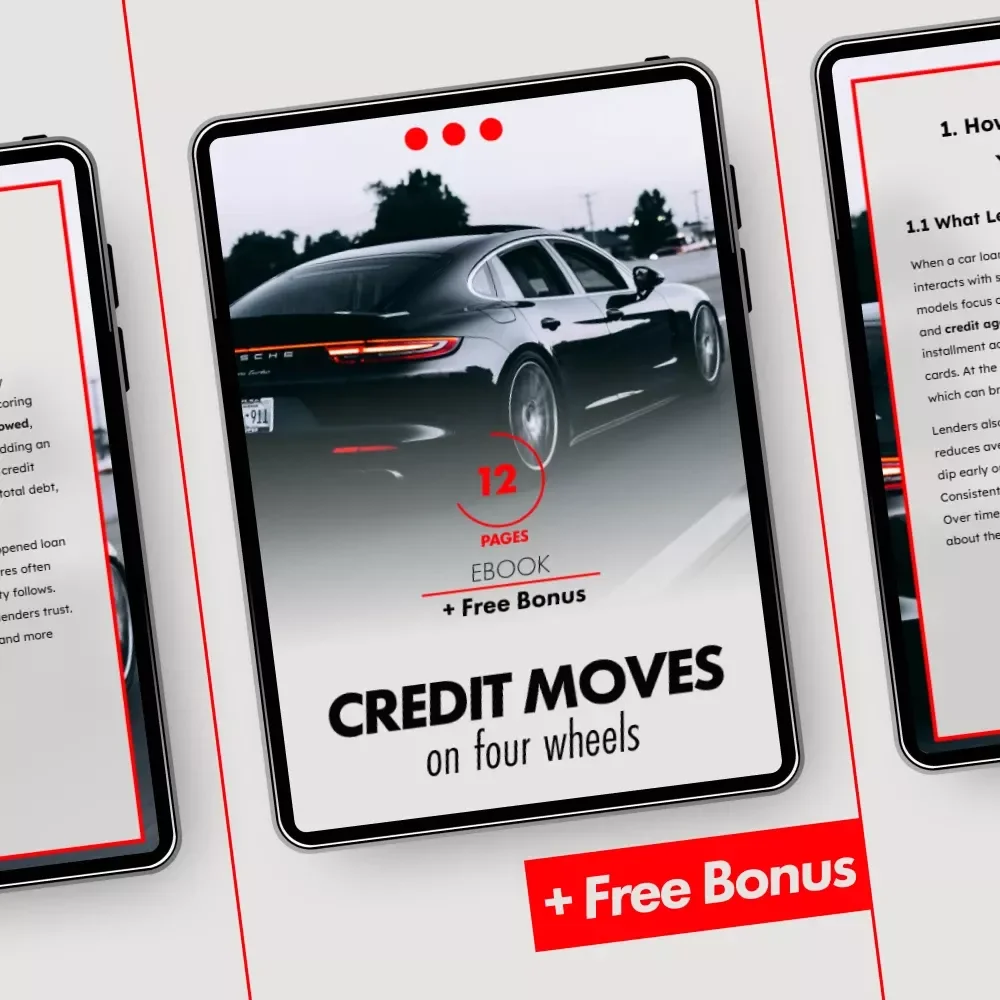 Credit Moves on Four Wheels – Smart Guide to How a Car Loan Affects Your Credit Score | Digital eBook Download for Better Financial Decisions
