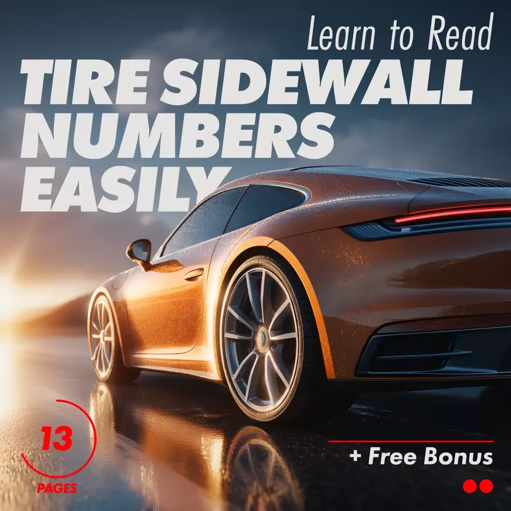 Learn to Read Tire Sidewall Numbers Easily | Simple eBook Guide on how to read tire sidewall numbers for Safer, Smarter Driving