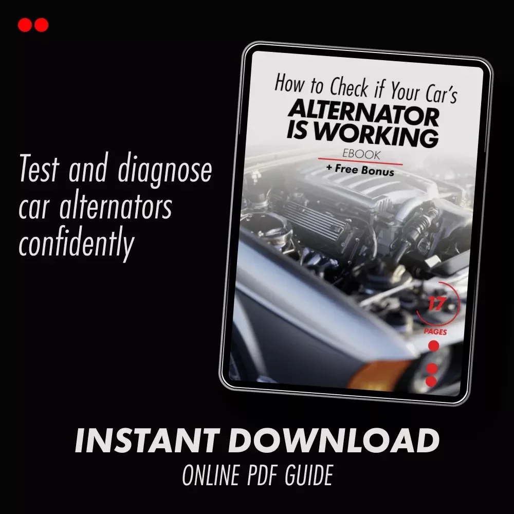 How to Check if Your Car’s Alternator is Working | Easy DIY Car Electrical Testing eBook Guide | how to check your car's alternator is working