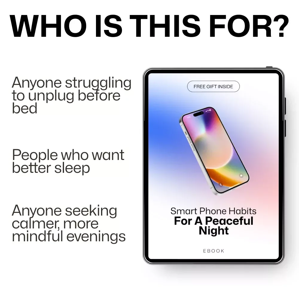 Smart Phone Habits for a Peaceful Night – Digital Sleep Guide, Phone Detox Routine, Better Sleep eBook, Nighttime Phone Checklist, Mindful Tech Habits Download