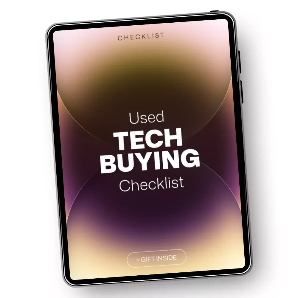 Used Tech Buying Checklist – Smart Second-Hand Tech Purchase Guide | used tech buying checklist