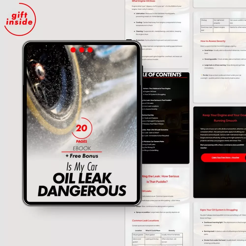 Is My Car Oil Leak Dangerous? A Comprehensive Guide to Assessing Oil Leaks & Protecting Your Engine
