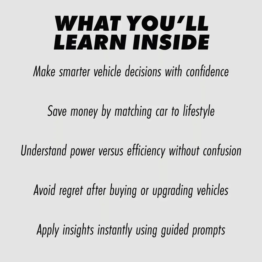 Fuel Efficiency Or Raw Power – A Practical Driving Guide Exploring fuel efficiency vs power which is more important for Real-World Vehicle Choices