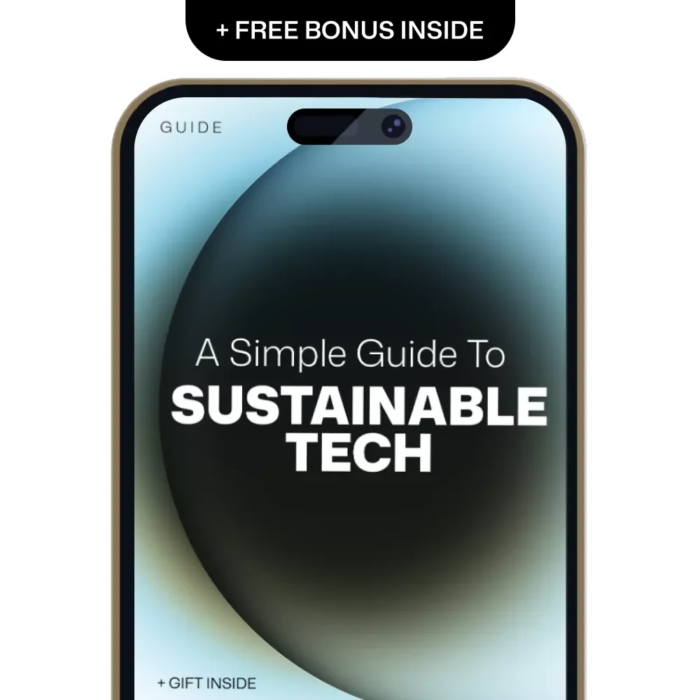 A Simple Guide to Sustainable Tech | Digital Guide for Sustainable Tech Use Explained Simply | Everyday Eco-Friendly Technology Habits