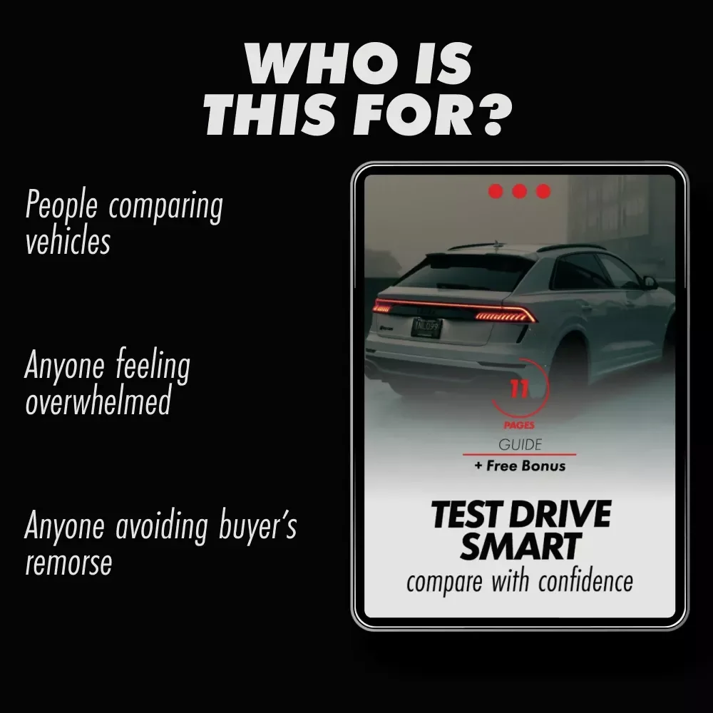Test Drive Smart, Compare With Confidence | Practical Guide for Test Driving Multiple Cars How to Compare Before You Buy
