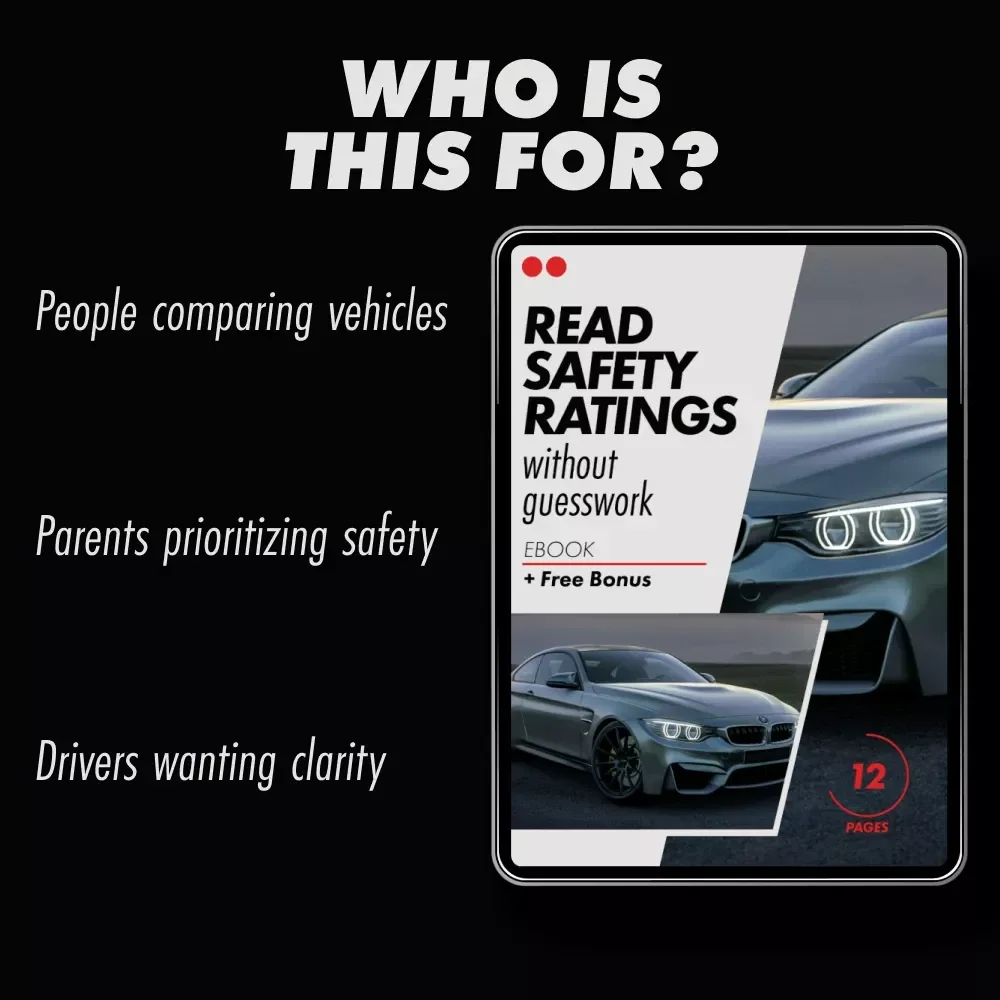 Read Safety Ratings Without Guesswork – Ebook Guide on Car Safety Ratings & How to Understand Them for Smarter Vehicle Choices