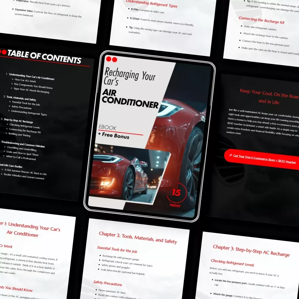 Recharging Your Car’s Air Conditioner: A Comprehensive DIY Guide to AC Recharge, Troubleshooting & Maintenance