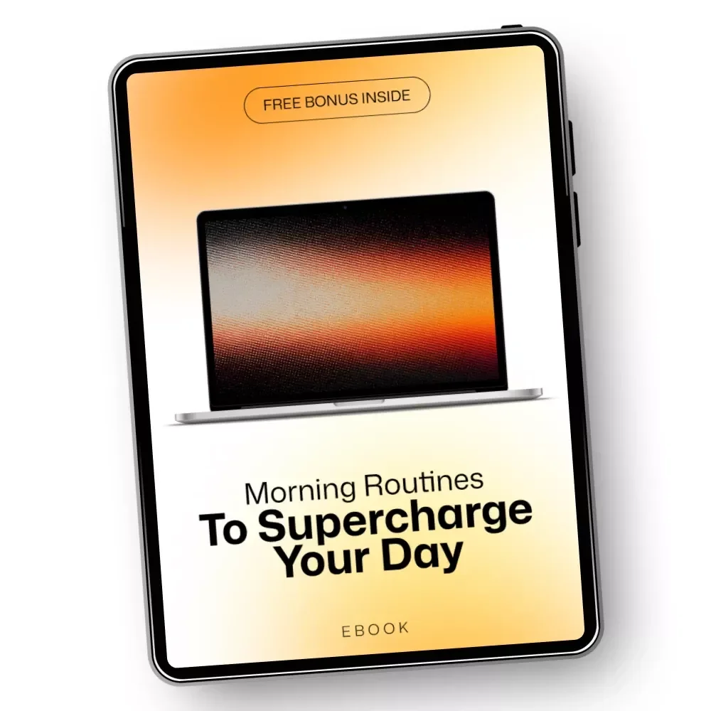 Morning Routines to Supercharge Your Day – Digital Morning Routine Guide, Productivity eBook, Smart Digital Habits Checklist, Focus & Motivation Planner