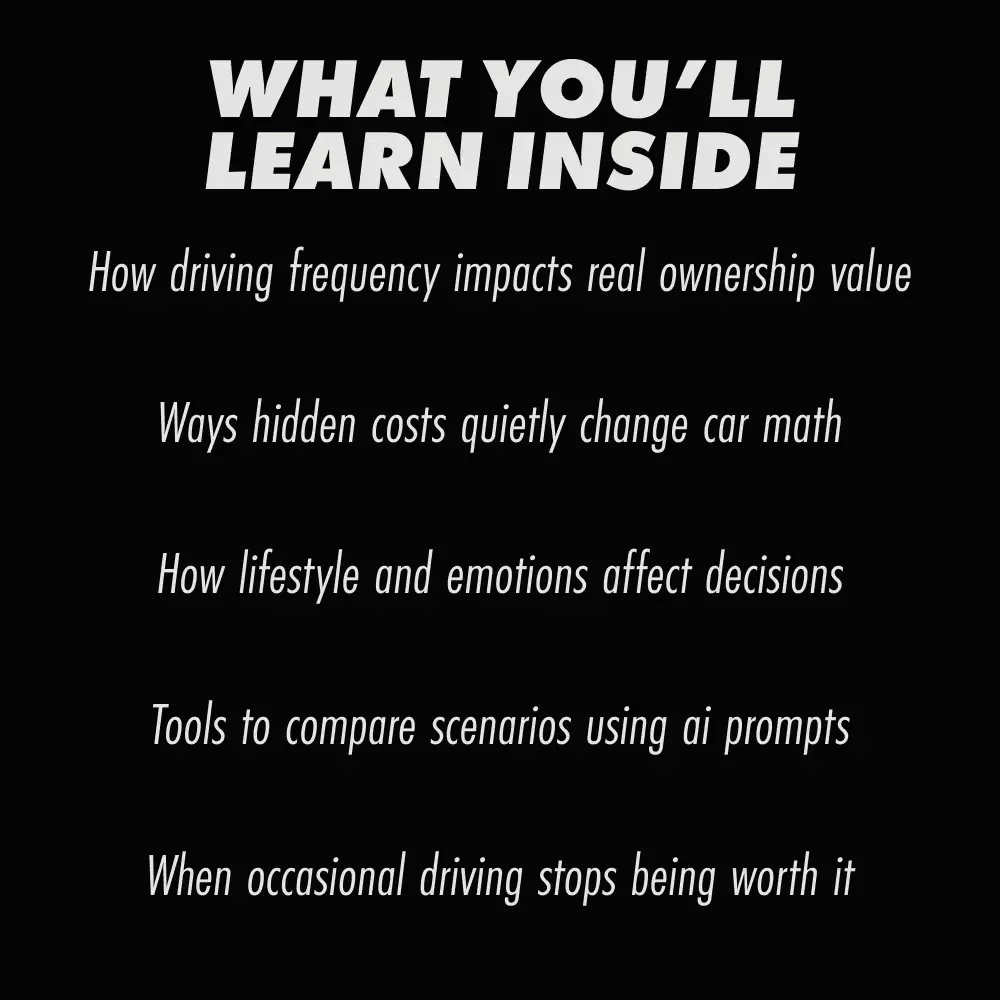 How Much Driving Makes a Car Worth It – Practical Guide to Decide How Often Do I Need to Drive to Justify a Car