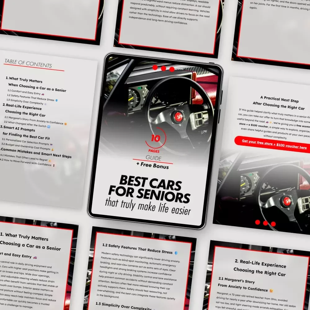 Best Cars for Seniors That Truly Make Life Easier | Simple, Safe & Comfortable Guide to Finding the best car for seniors