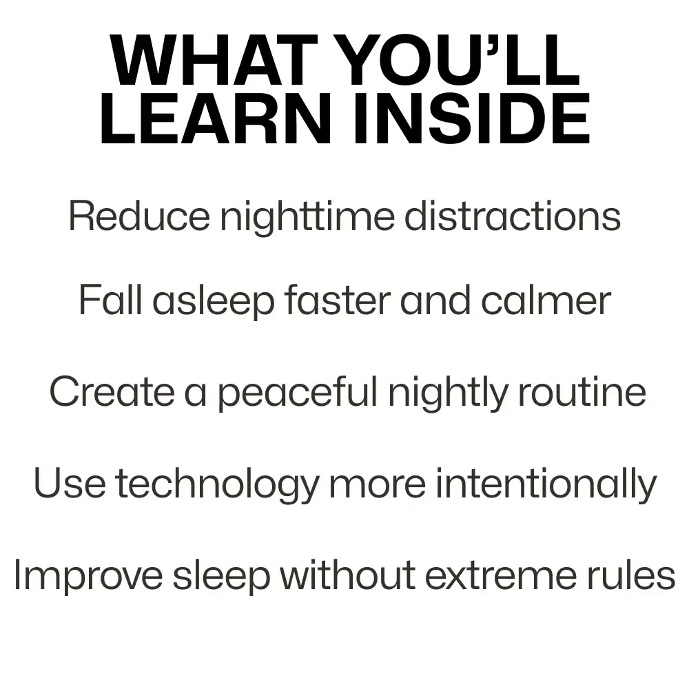 Smart Phone Habits for a Peaceful Night – Digital Sleep Guide, Phone Detox Routine, Better Sleep eBook, Nighttime Phone Checklist, Mindful Tech Habits Download